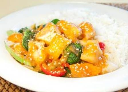 Curry Tofu Vegetable Rice 咖喱豆腐什菜飯